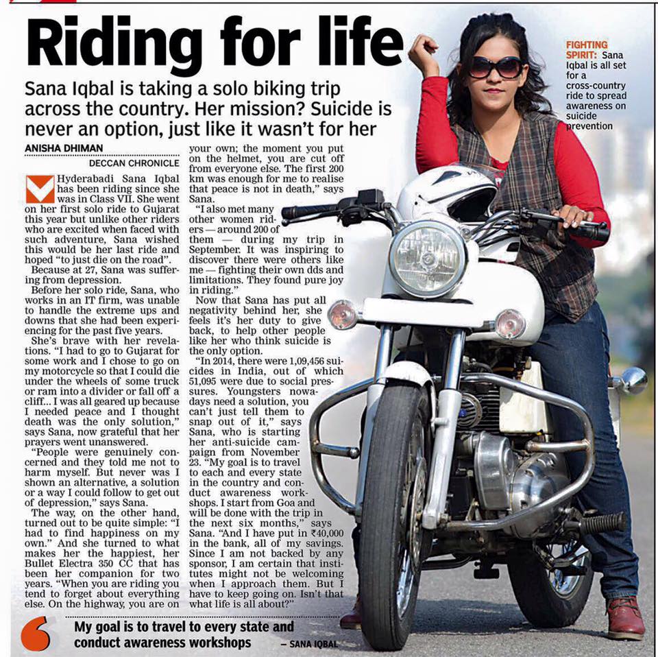 suicide is not a solution talk to  tiger